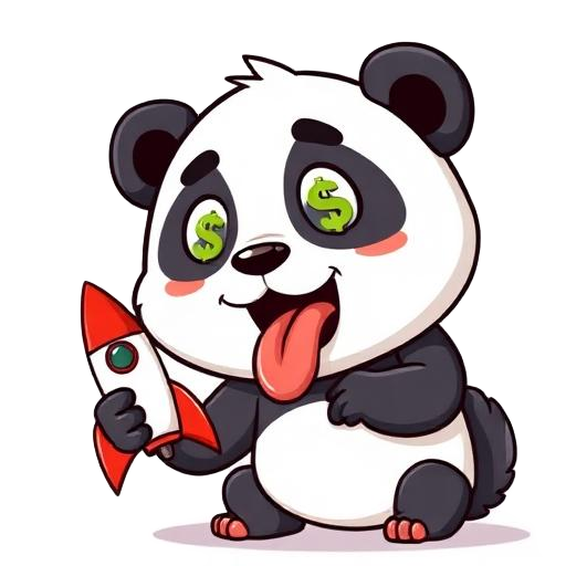 Excited panda